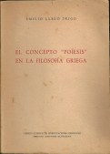 El concepto de Poiesis en la filosofia griega de Emilio Lledo Iñigo tapa